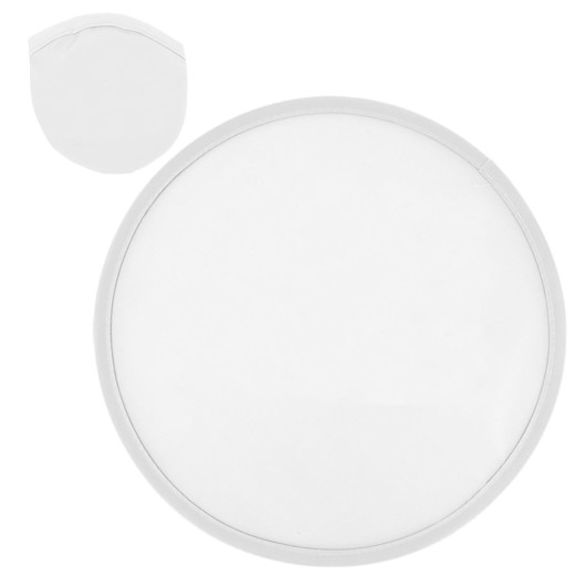White Folding Frisbees